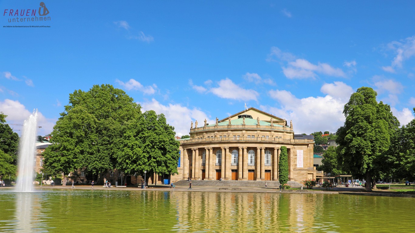 Rendezvous im Schlossgarten in Stuttgart